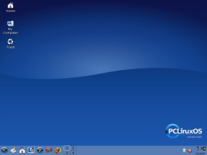 KDE Desktop of PCLinuxOS